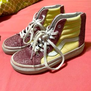Cute high top vans.